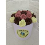 Розы из шоколада в коробке арт. 2